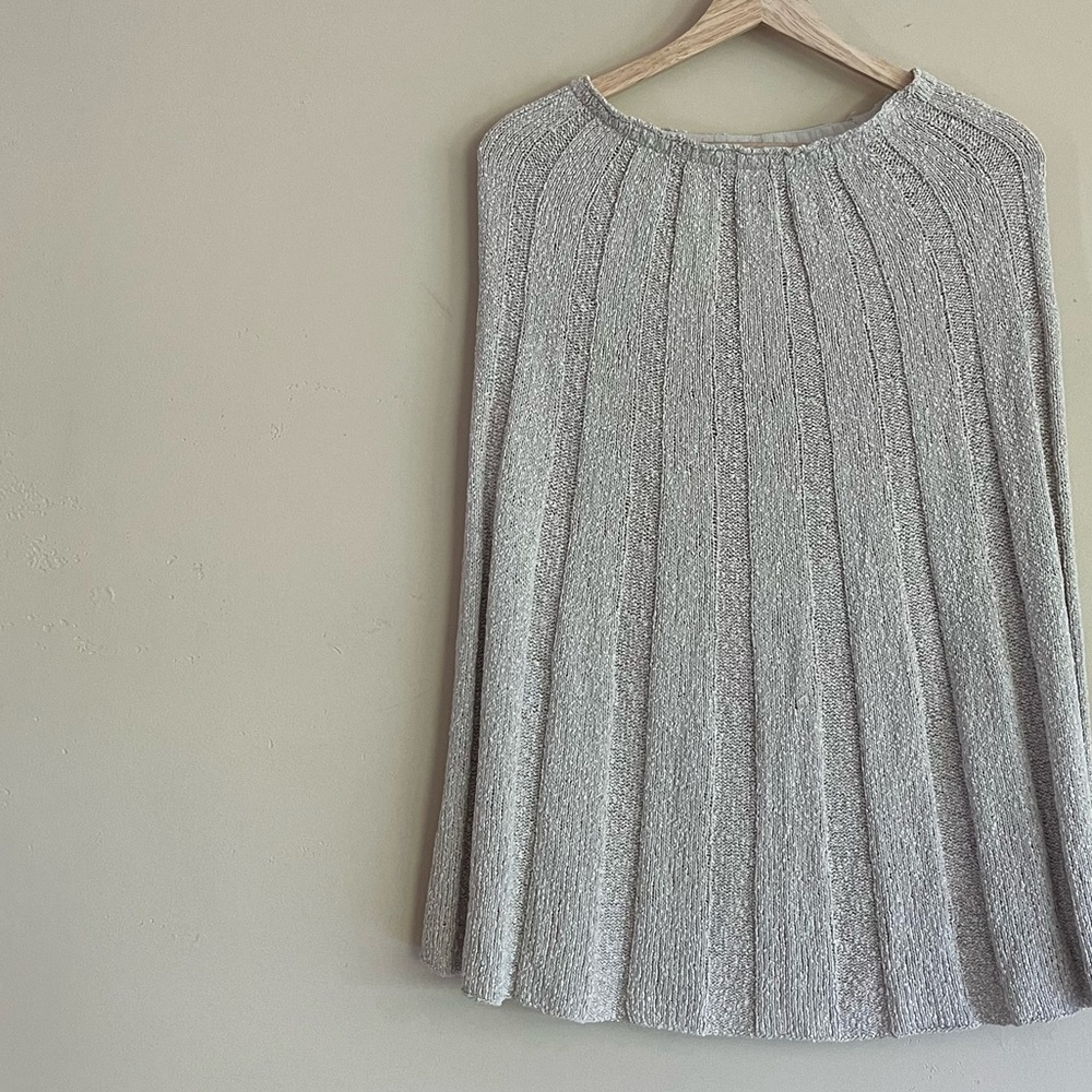 Vintage Handmade Knit Skirt of a Set